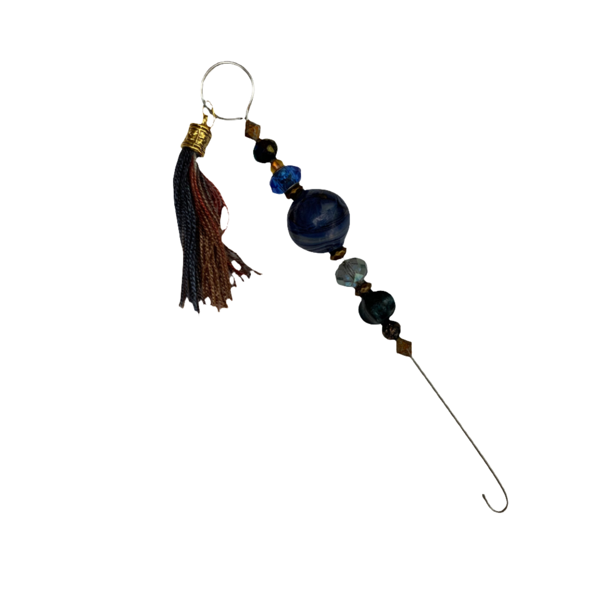 Blue Bead Orifice Hook